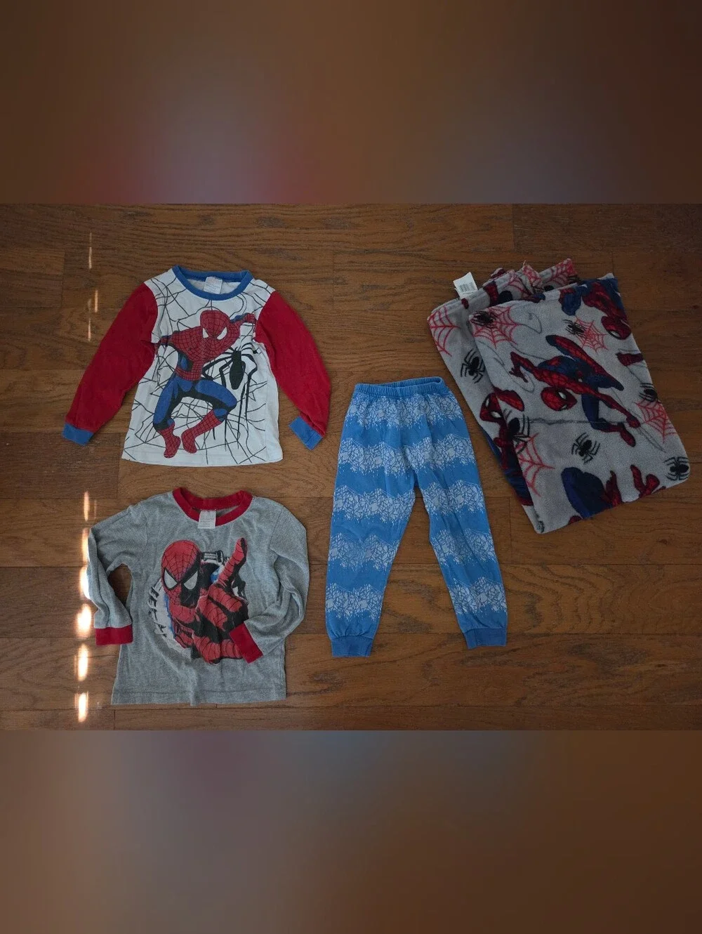 Spiderman Kids Pajama Set - Blue & Red